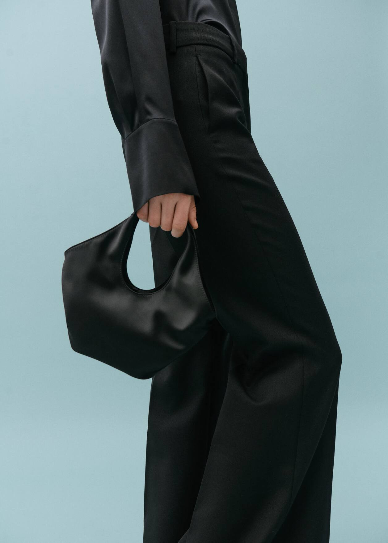 Satin handbag | MANGO (US)