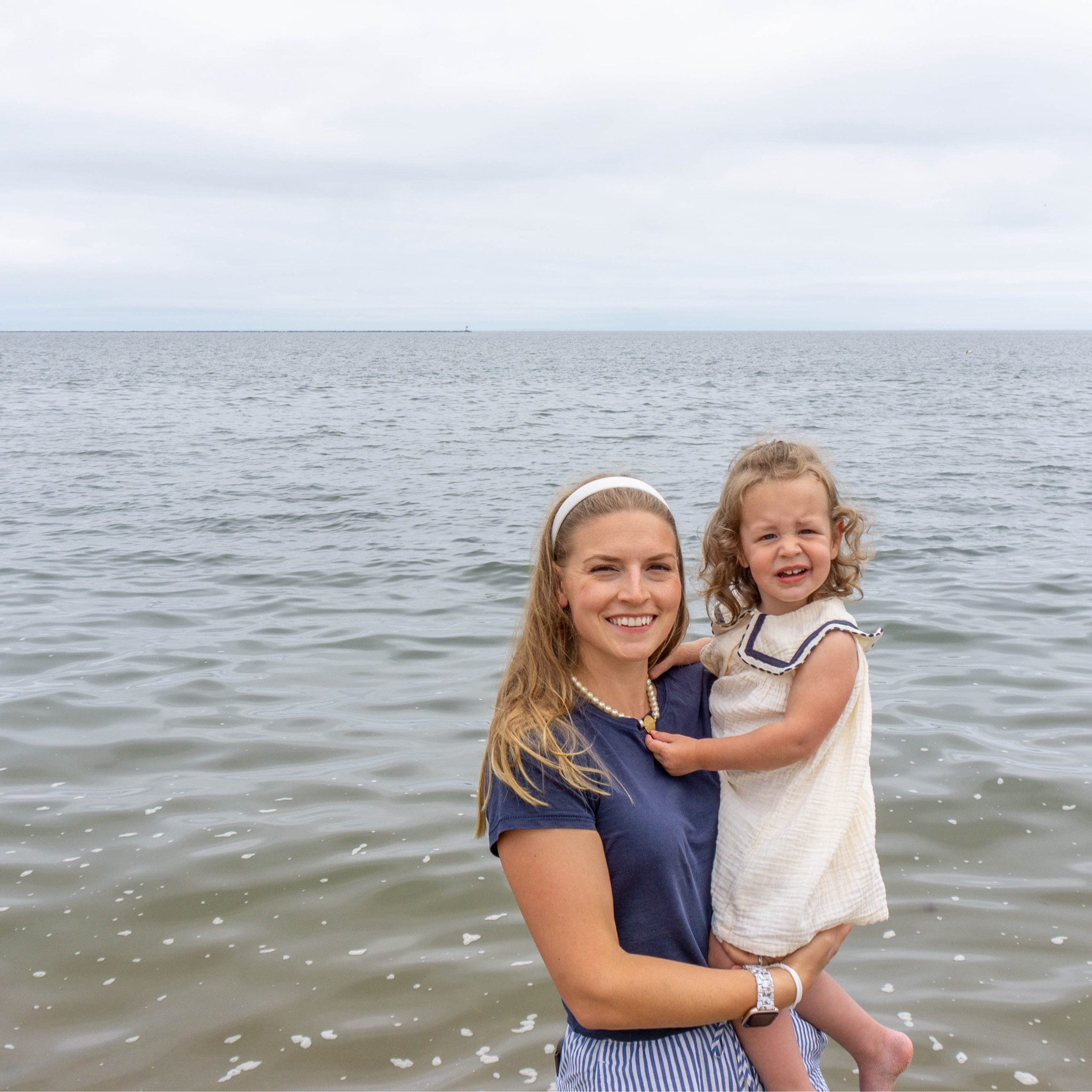 Coastal grandma, Pima cotton t shirt, j crew, coastal grandmother, ootd, casual, New England style, summer fashion, affordable, headband, pearl necklace, sailcore, toddler girl sailor dresss

#LTKFindsUnder100 #LTKSeasonal #LTKKids