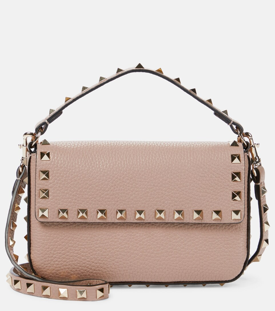 Rockstud Small leather shoulder bag | Mytheresa (INTL)