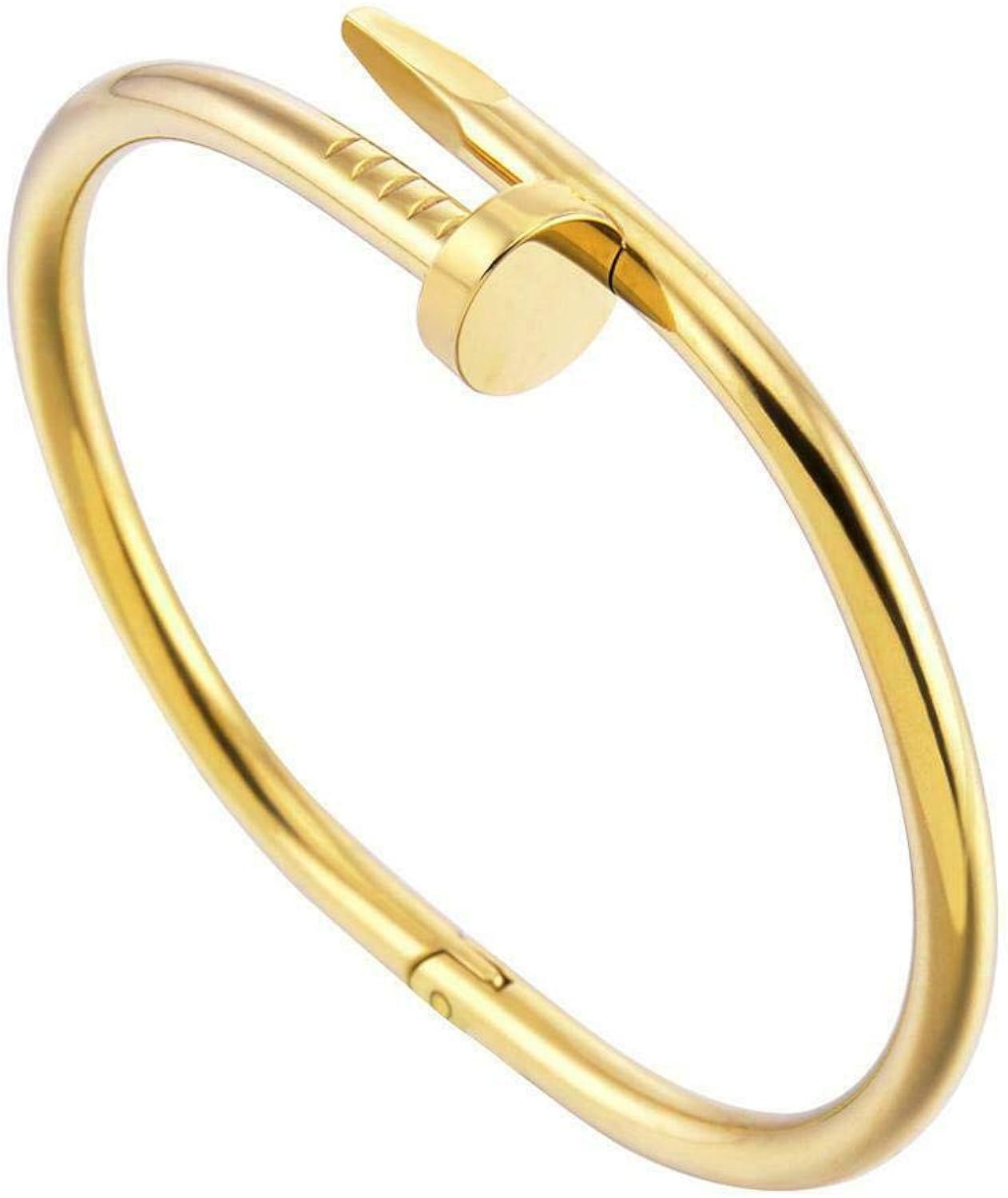 Screw Nail Bracelet Gold Silver Black Gift Couple's Bangle Jewellery Present Set | Amazon (UK)