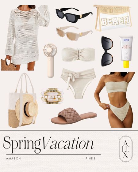 Spring vacation finds from Amazon!

Vacation outfit, swimwear, beach outfit, spring outfit, spring break

#LTKSeasonal #LTKtravel #LTKsalealert