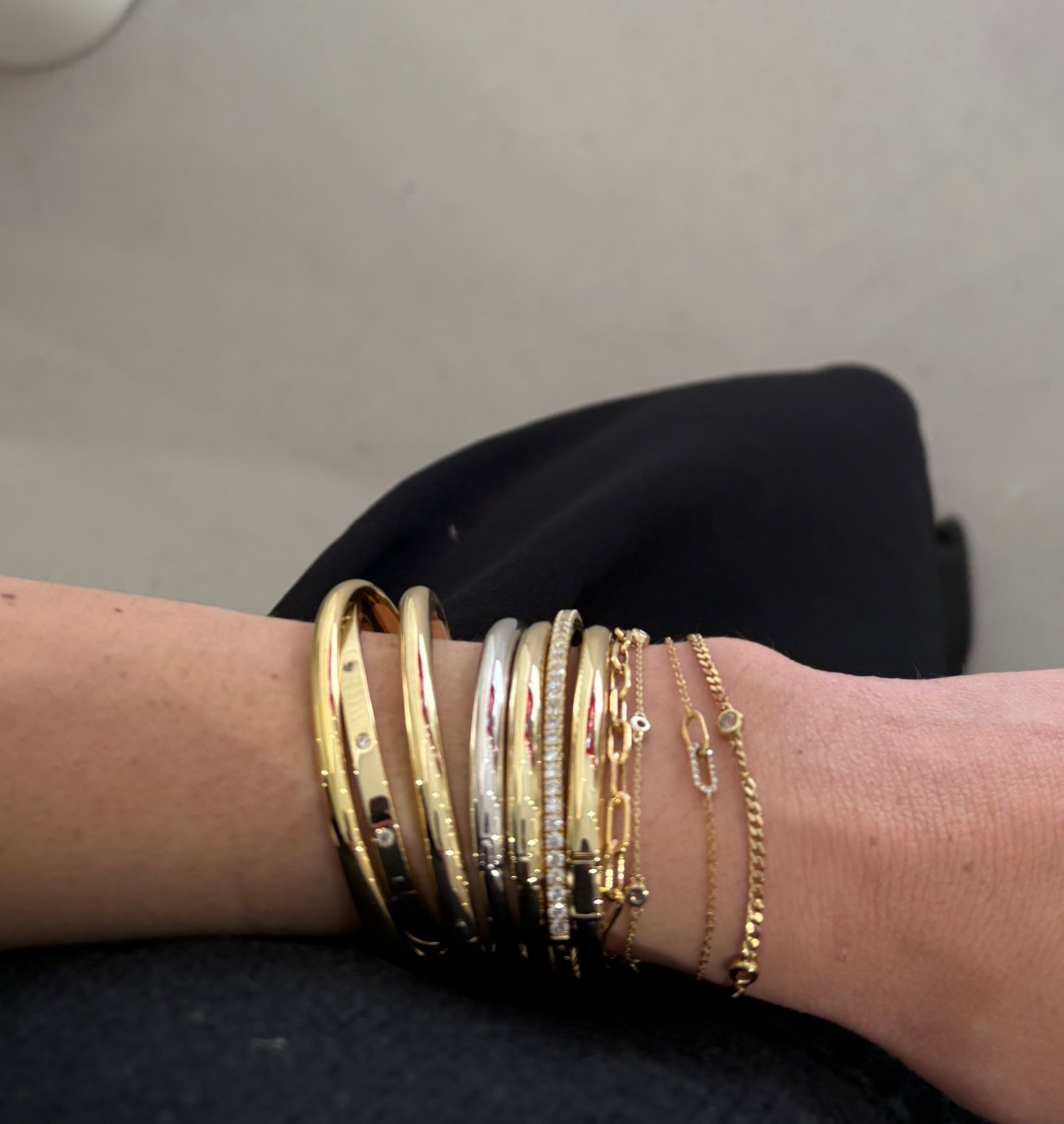 Bracelet stack of the day 

#LTKHoliday #LTKFindsUnder100