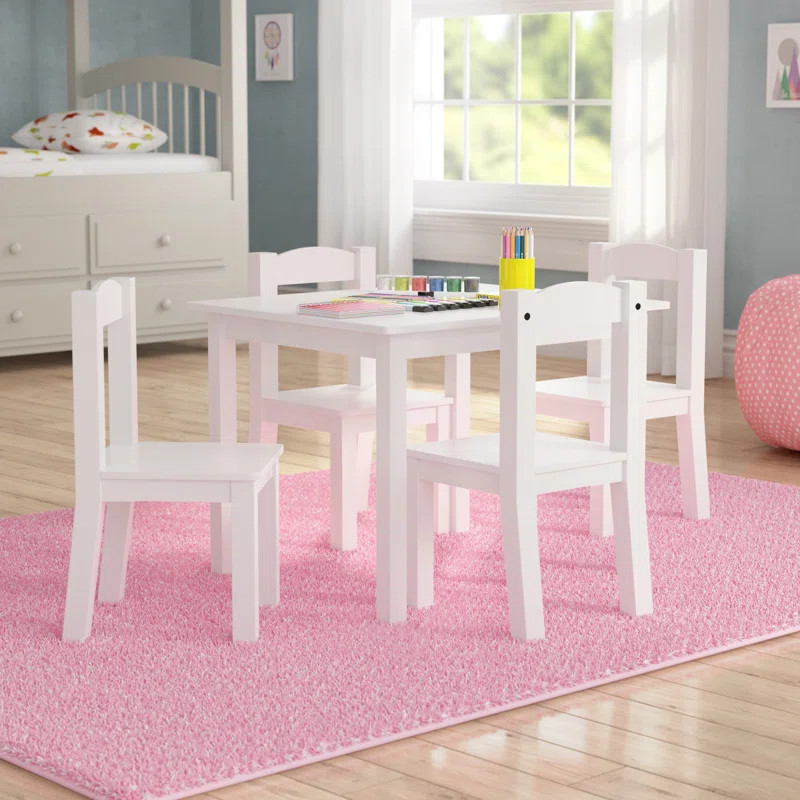 Bran Kids Rectangular Play / Activity Table and Chair Set | Wayfair North America