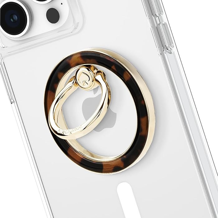 kate spade new york Magnetic Phone Ring Grip with Stand - Removable and Collapsible - Tortoiseshe... | Amazon (US)