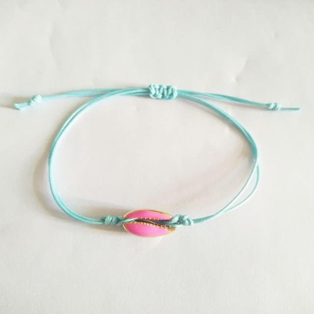 New Natural Dripping Oil Gold Shell Bracelet Bohemian Style 2020 Fashion Simple Net Red Jewelry L... | Amazon (US)