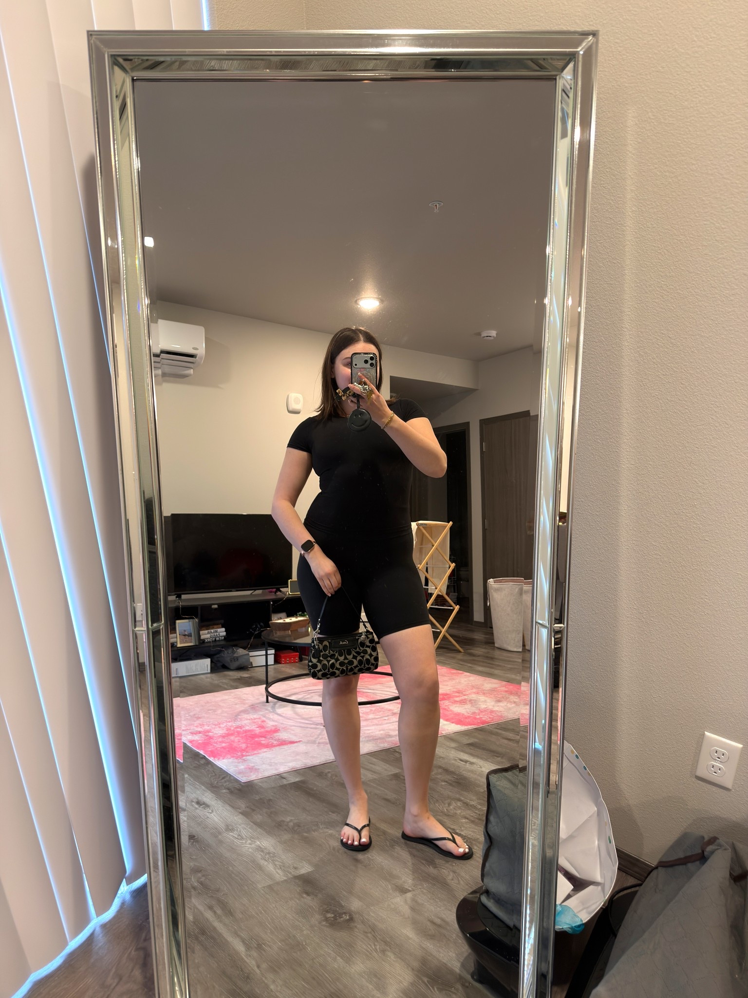 It’s travel day so comfies it is!! Love my activewear from @Aerie and @lululemon they are so comfortable and look so chic together 😌

I’m wearing a M tee, size 8 shorts and size 9 flip flops

#LTKootd #LTKMidsize #LTKdayinmylife