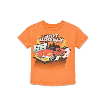 Hot Wheels Toddler Graphic Crewneck Tee with Short Sleeves, Sizes 12M-5T | Walmart (US)