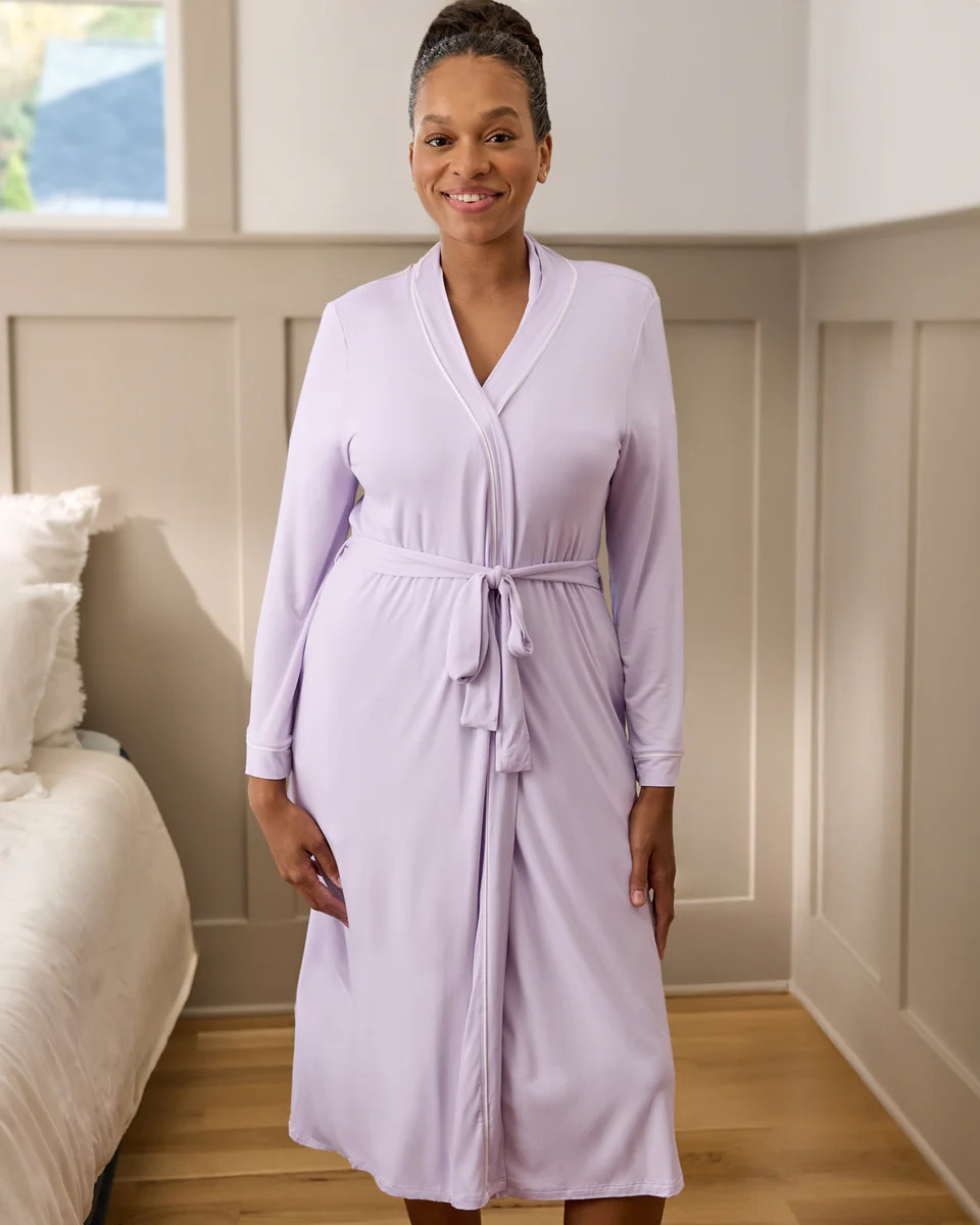 Misty Lavender Women's Robe | Little Sleepies