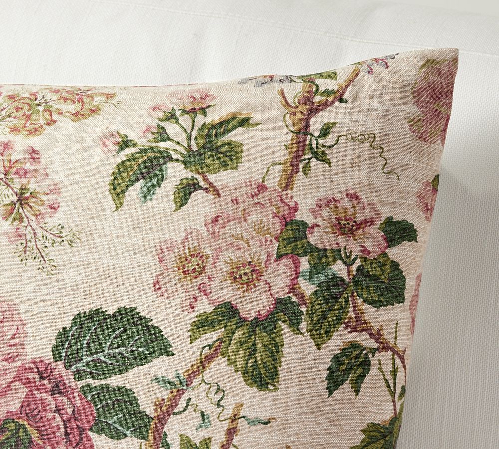 Garden Floral Throw Pillow | Pottery Barn (US)