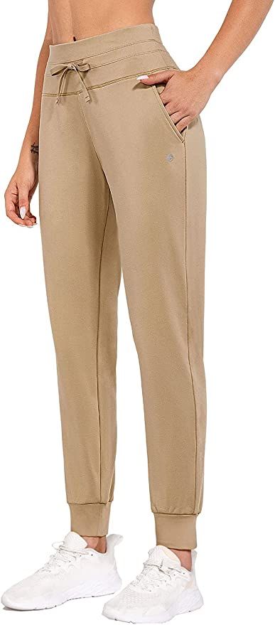 BALEAF Women's Fleece Lined Pants Water Resistant Sweatpants High Waisted Thermal Joggers Winter ... | Amazon (US)