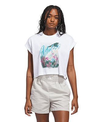 Women's Summer Romance Crewneck Graphic Cotton T-Shirt | Macy's
