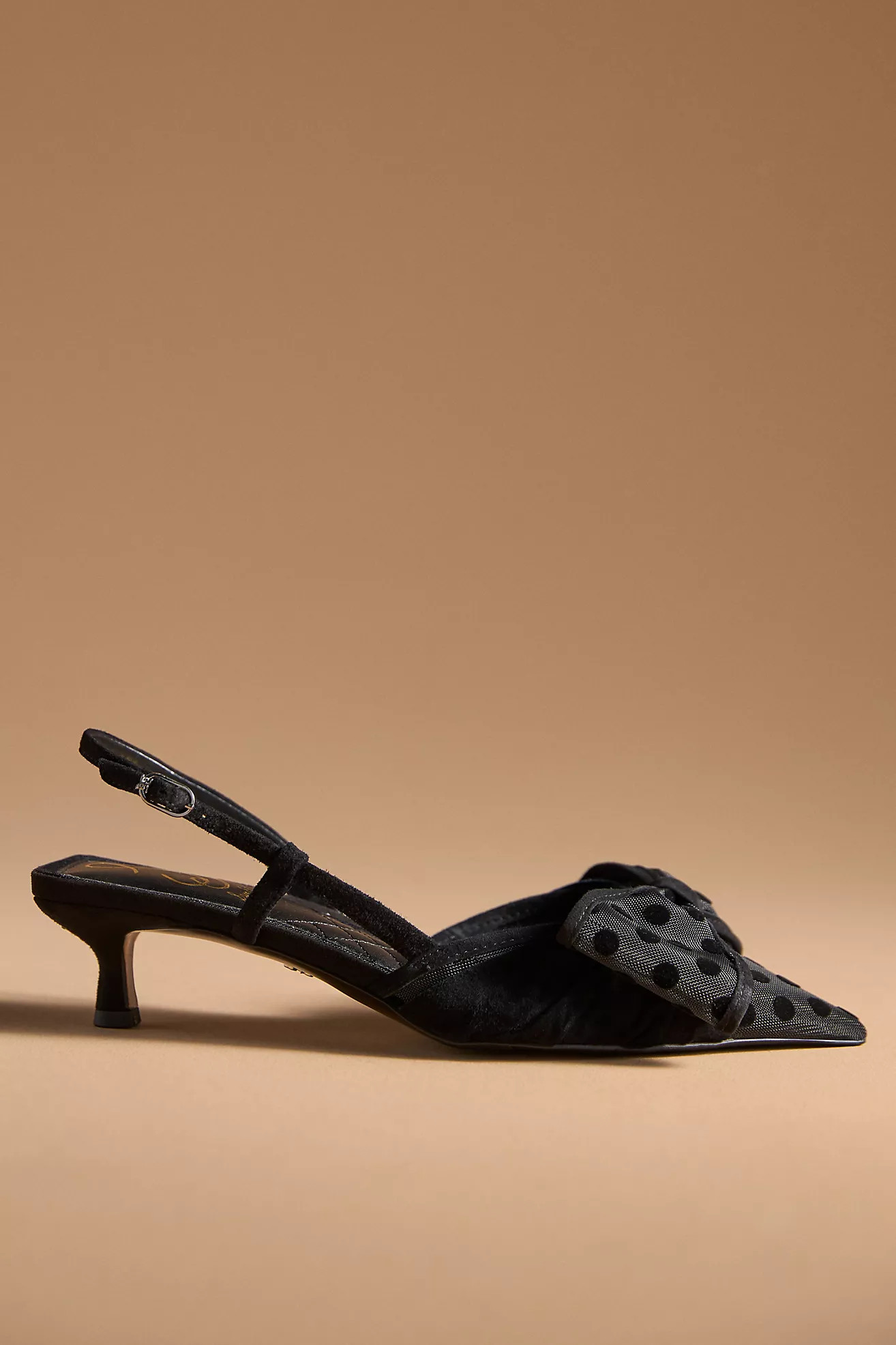 Sam Edelman Treena Mesh Slingback Kitten Heels | Anthropologie (US)