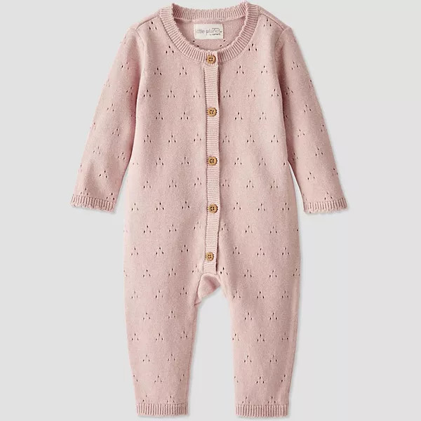 Baby Girl Little Planet by Carter's Organic Cotton Sweater Knit Overalls | Kohl's