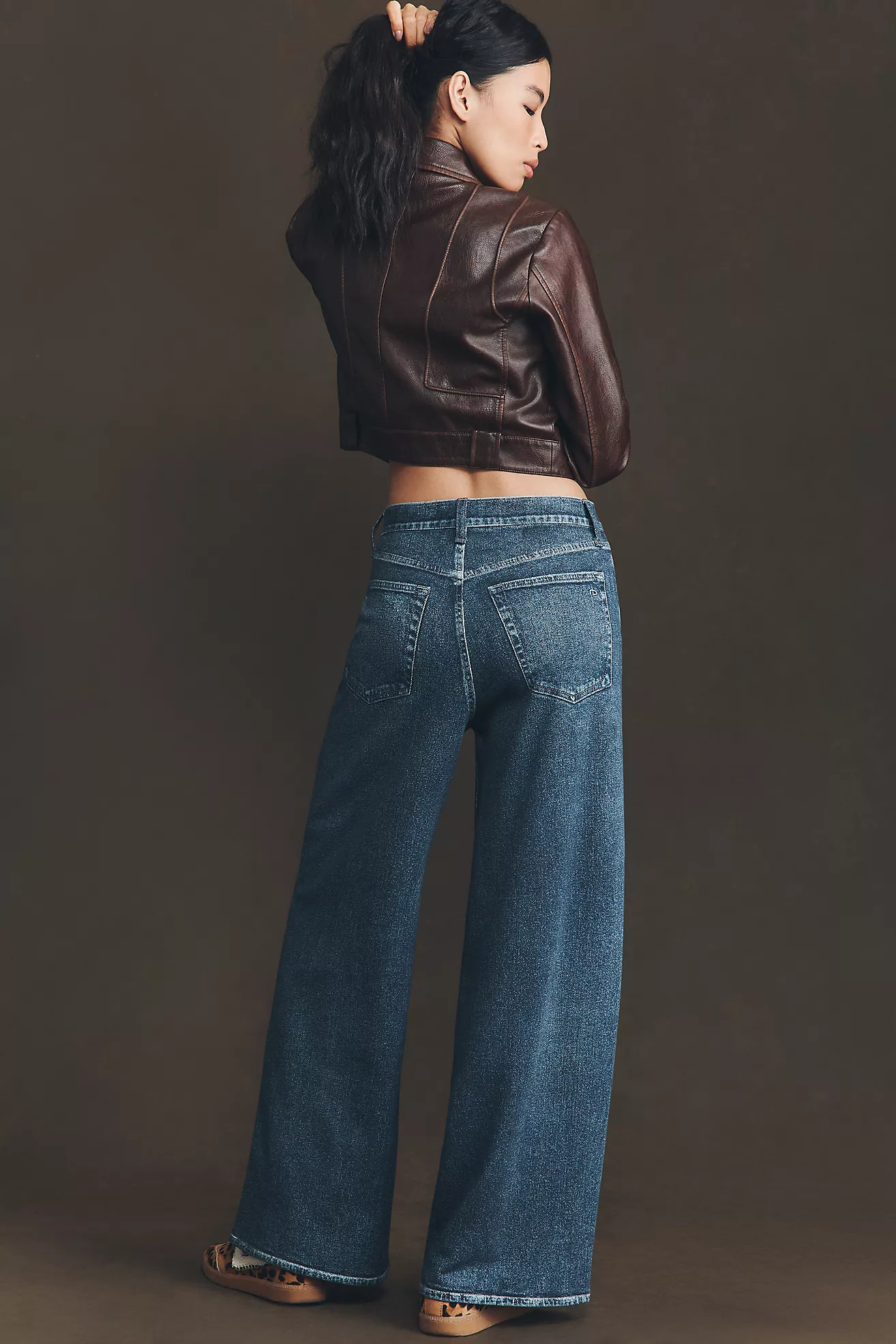 rag & bone Miramar Sofie Wide-Leg Ankle Jeans | Anthropologie (US)