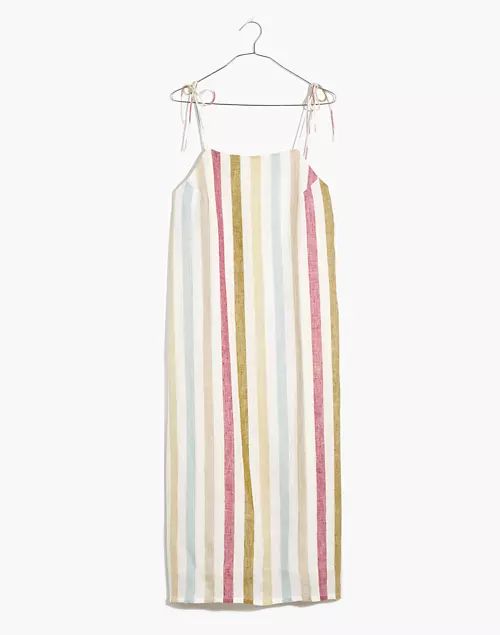 Madewell x LAUDE the Label Organic Linen Jane Maxi Dress in Painter Stripe | Madewell