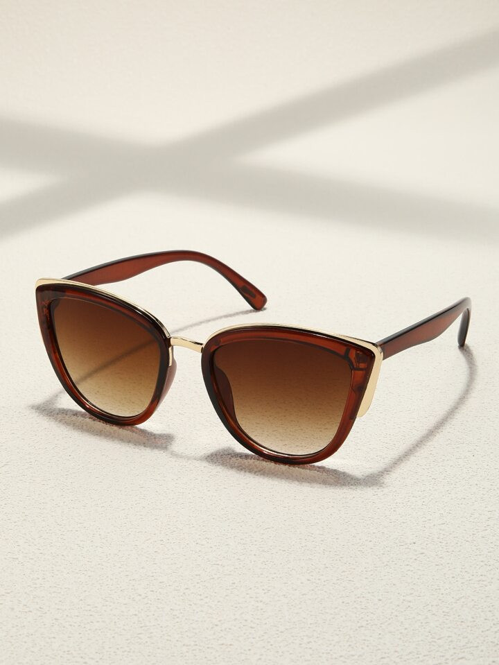 1pair Women Cat Eye Fashionable Sunglasses, For Outdoor Elegant | SHEIN