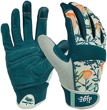 DIGZ 77862-23 High Performance Women's Gardening Work Touch Screen Compatible Fingertips Gloves, ... | Amazon (US)