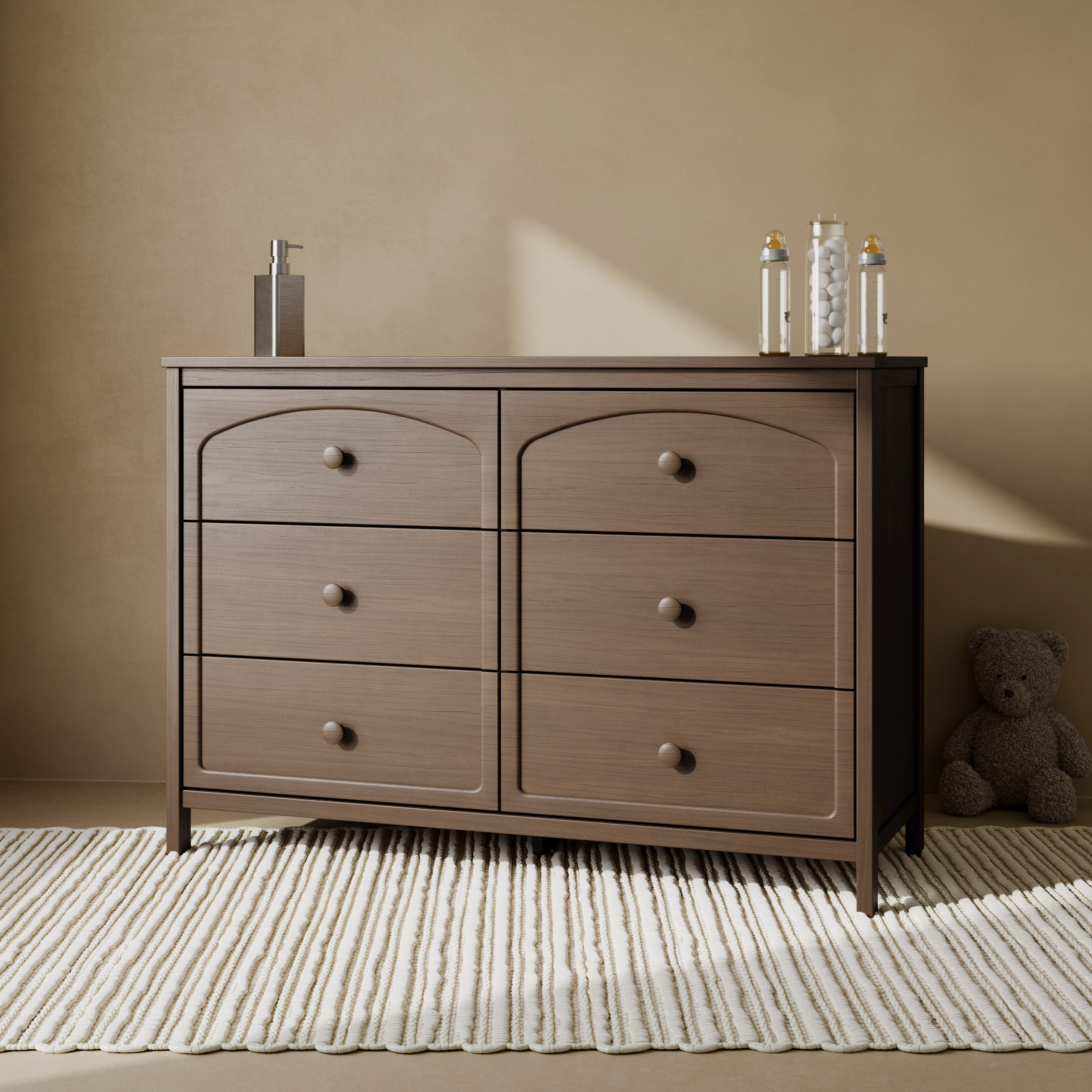 Olivia 6 Drawer Double Dresser | Wayfair North America
