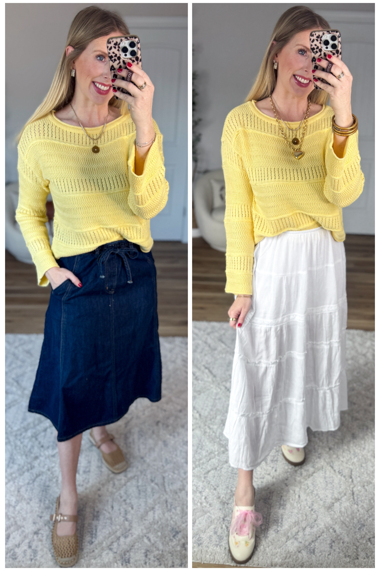 2 ways to style this yellow sweater from Walmart! 

#LTKgrwm #LTKootd