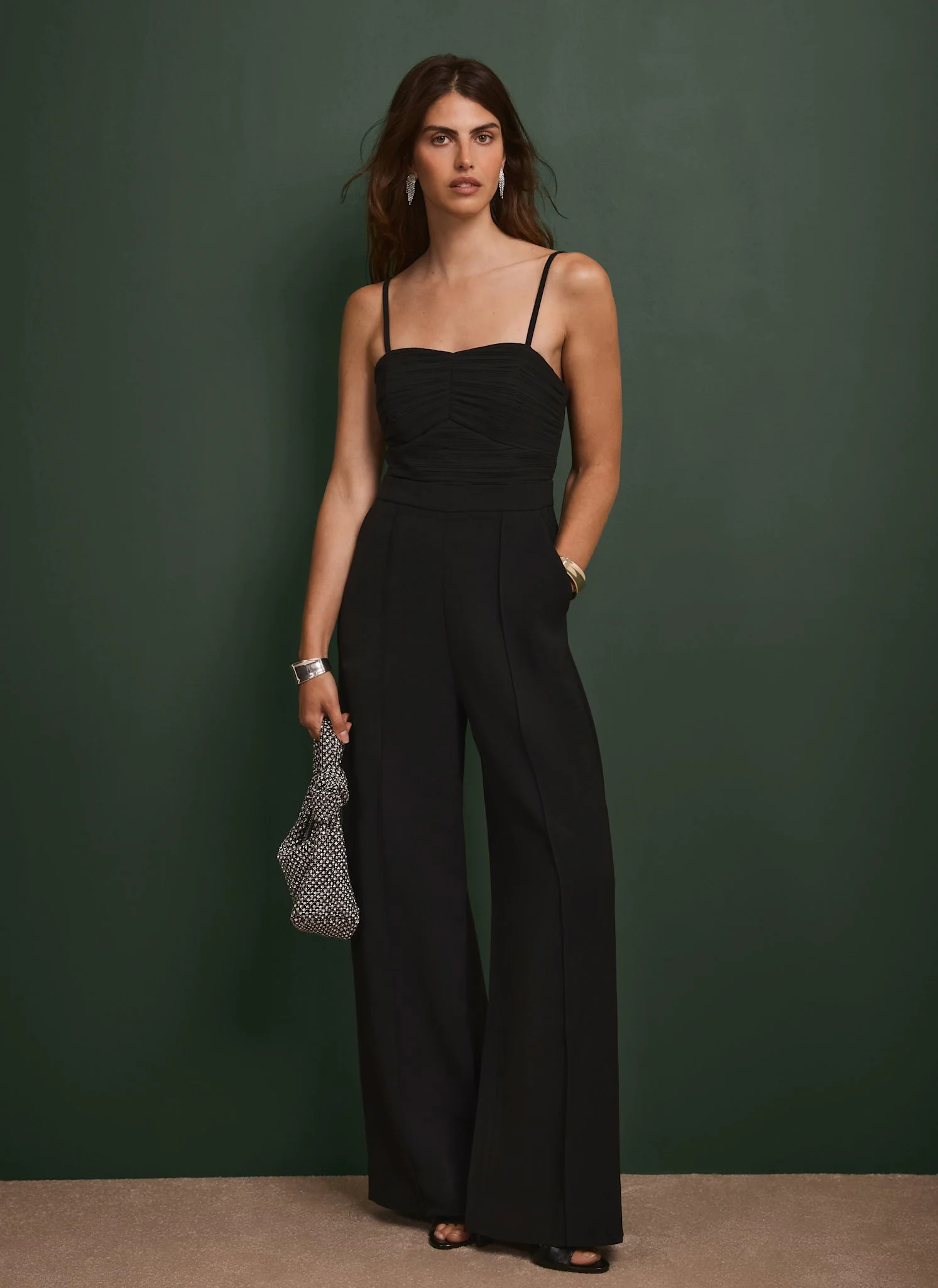 Black Pleated Bandeau Jumpsuit£199.00Colour: BlackSize Guide
  
Choose your sizeChoose your size... | Mint Velvet