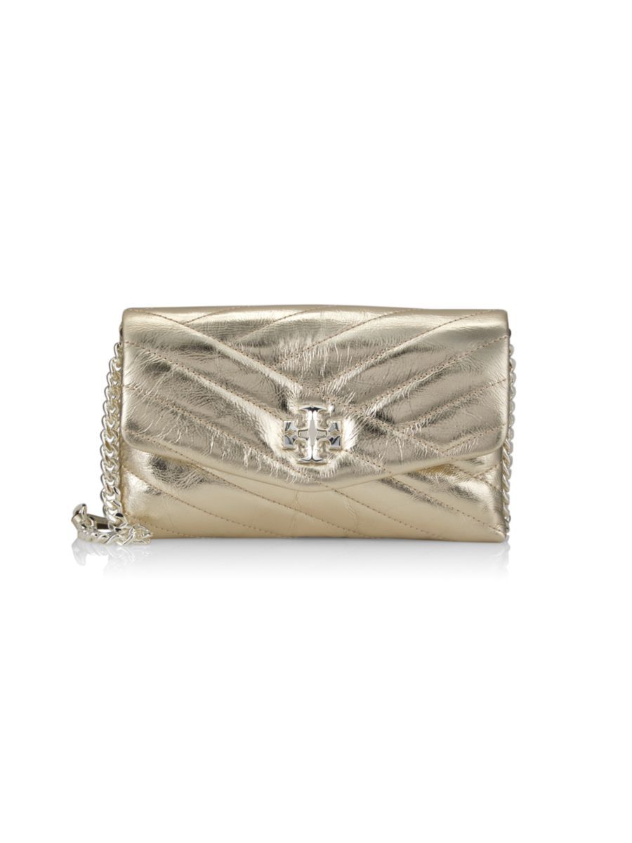 Tory Burch Kira Chevron Quilted Leather Wallet-On-Chain | Saks Fifth Avenue