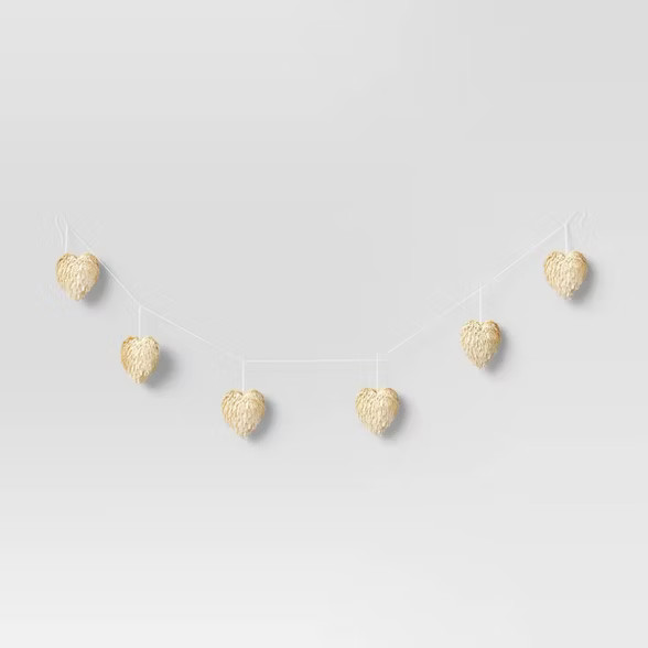 Corn Husk Heart Garland - Threshold™ | Target