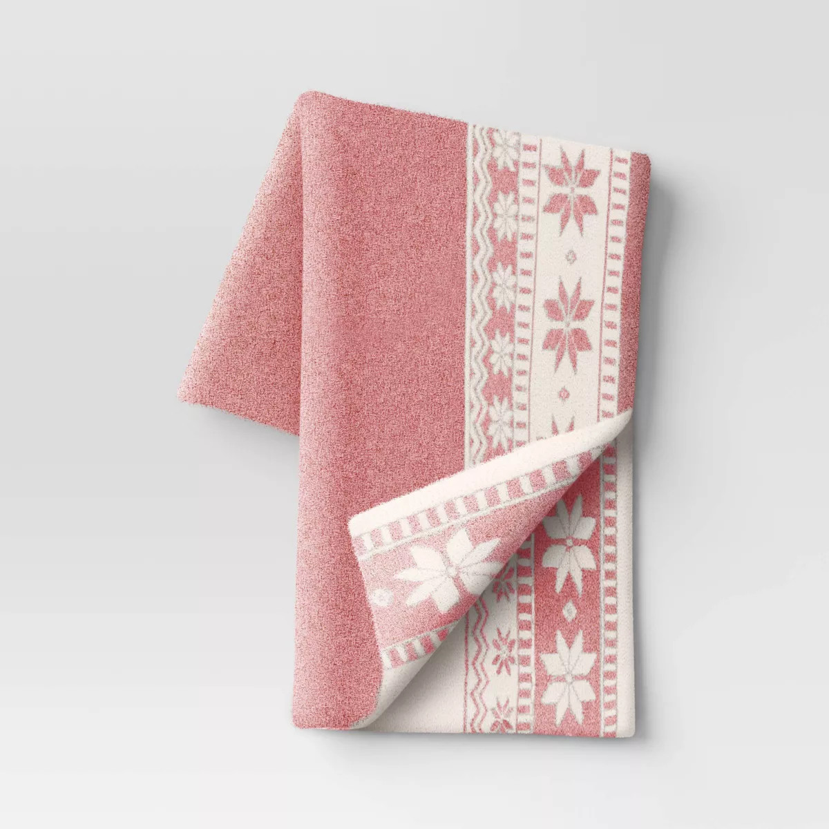 Heathered Fair Isle Cozy Knit Throw Blanket - Threshold™ | Target