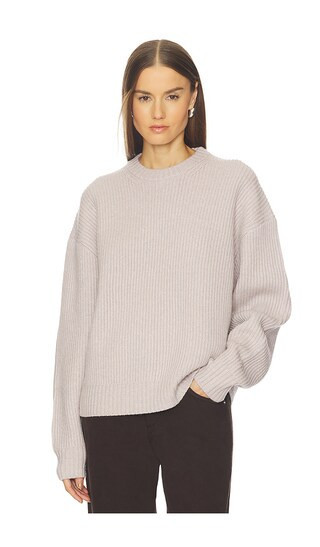 SRG Madisyn Classic Knit Crewneck in Grey. - size M | Revolve Clothing (Global)