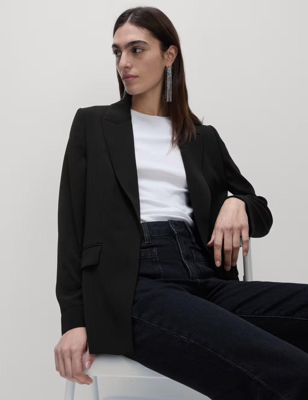 Relaxed Single Breasted Blazer | Marks & Spencer (UK)
