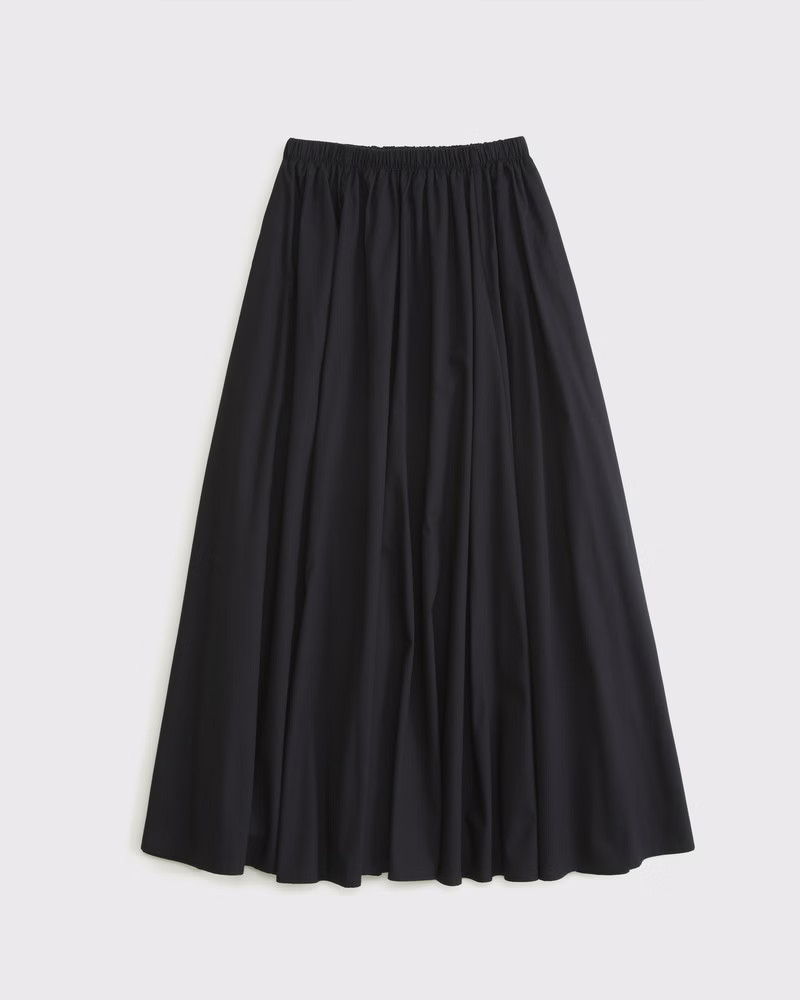 Mid Rise Maxi Skirt | Abercrombie & Fitch (US)