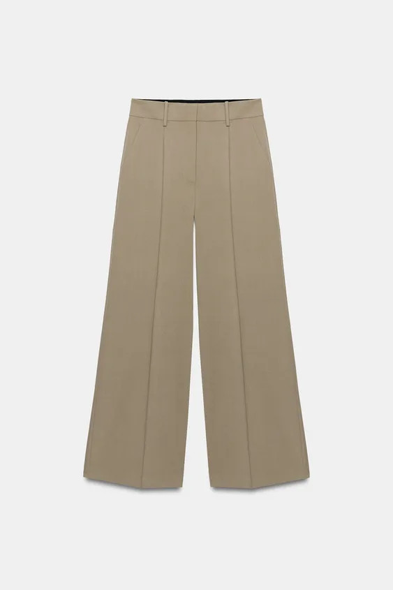 ZW COLLECTION WIDE-LEG TROUSERS | Zara UK
