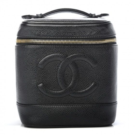 Caviar Cosmetic Vanity Bag Black | Fashionphile