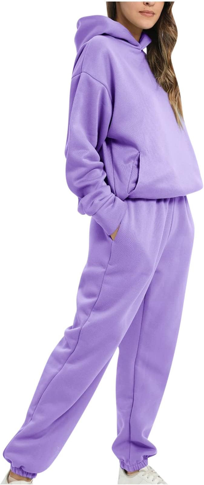 SMIDOW Sweatshirt Sets for Women Hoodie Sweatshirt Matching Sweatpants Lounge Set Fashion Loungew... | Amazon (US)