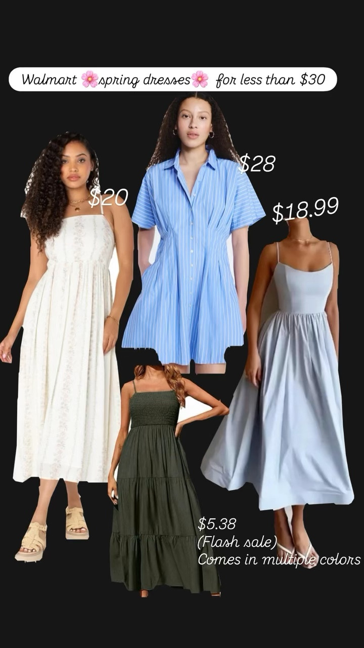 Walmart spring dress collection!! 

#LTKMothersDay #LTKMidsize #LTKU