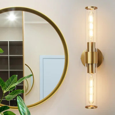 Almetta 2 - Light Bathroom Dimmable Vanity Light Bath Bar Fixtures | Wayfair North America