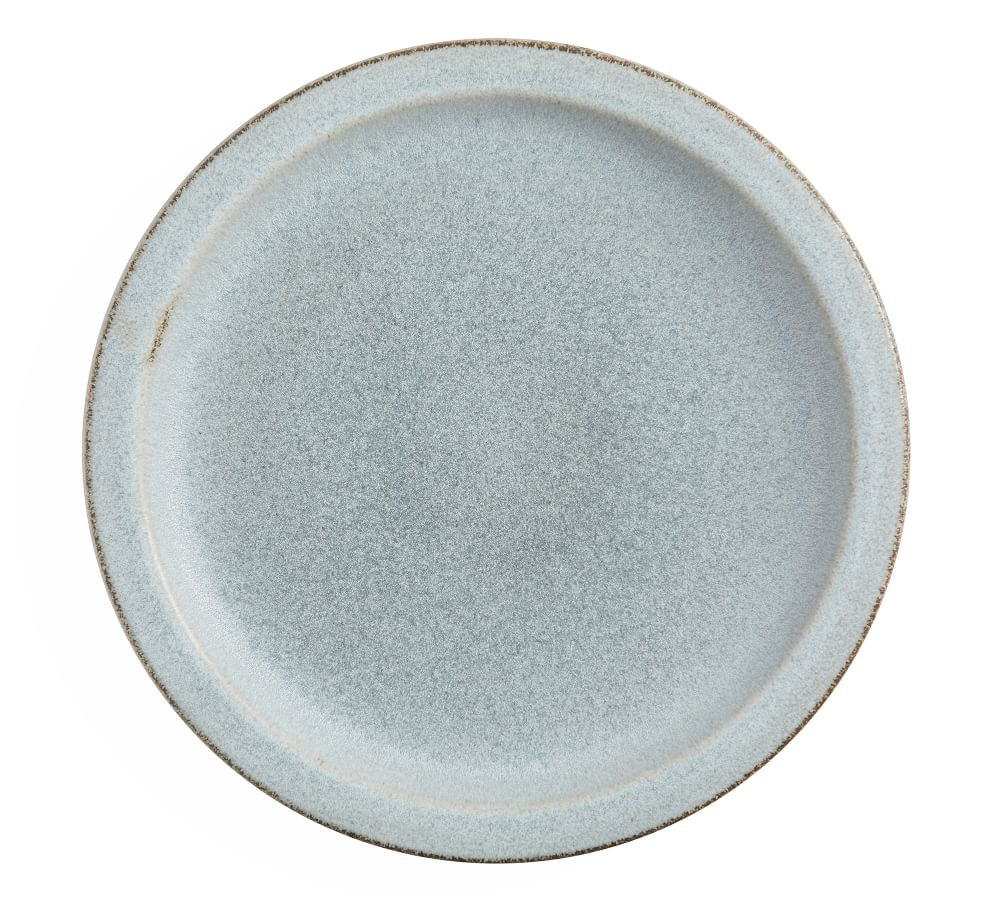 Mendocino Stoneware Dinner Plates, Set of 4 - Mineral Blue | Pottery Barn (US)