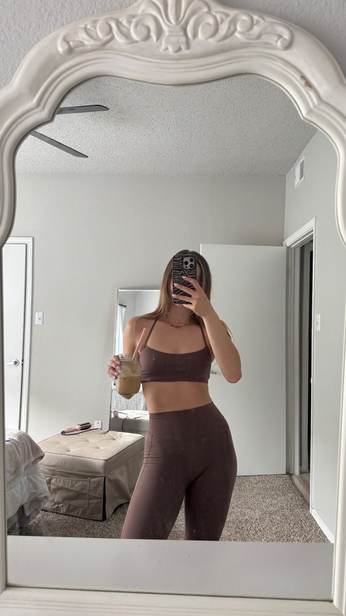 One of my favorite sets ( I think I lost this sports bra too ) will be repurchasing 🥲🤣 but the off the shoulder top is heavily complimented 

#LTKSeasonal #LTKActive #LTKFindsUnder100