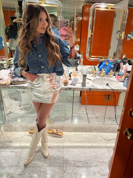 daytime fit in Palm Springs! Love the price of this skirt! Size down - runs bigger 

#LTKFestival #LTKstyletip #LTKfindsunder100