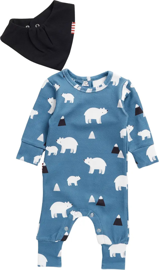 SOOKIBABY Polar Bear Romper & Bib Set | Nordstromrack | Nordstrom Rack