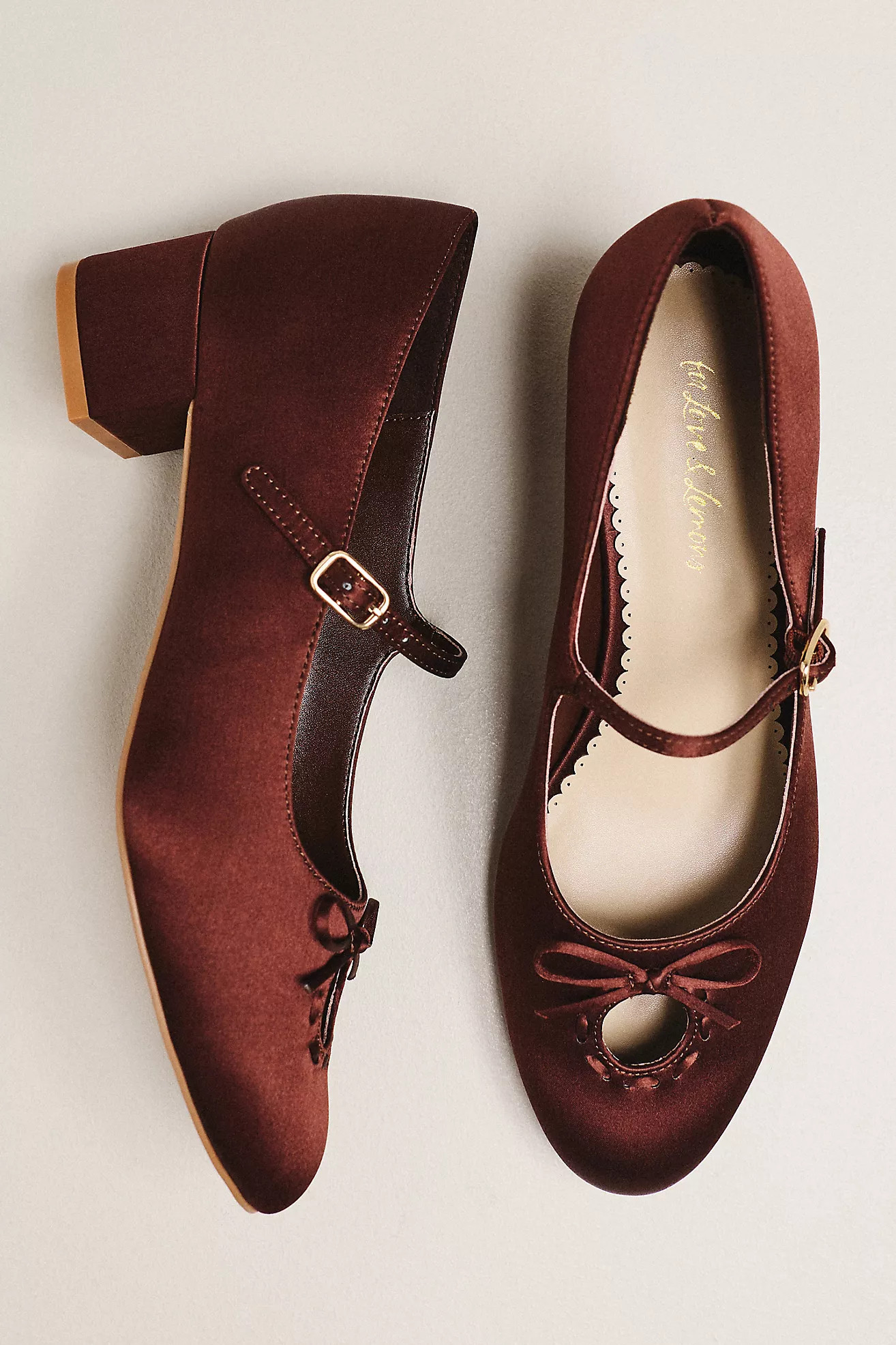 For Love & Lemons Annie Mary Jane Block Heels | Anthropologie (US)