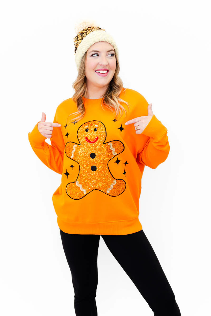 Sweet Ginger Sparkle Sweatshirt | Whiskey Darling Boutique