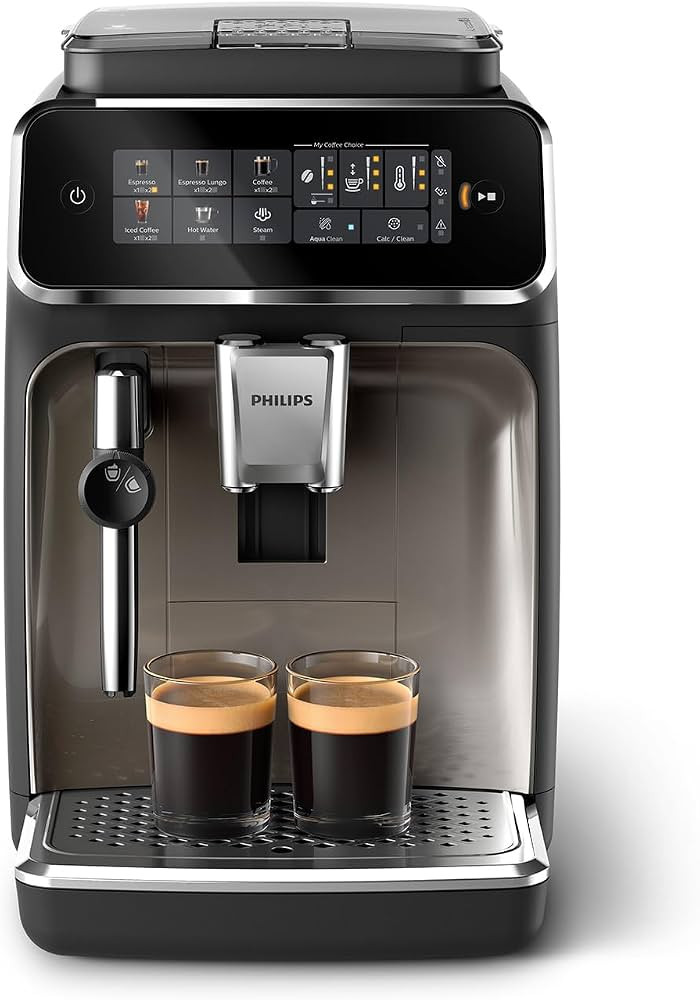 PHILIPS 3300 Series Fully Automatic Espresso Machine - 5 Hot & Iced drinks, 40% Quieter SilentBre... | Amazon (US)