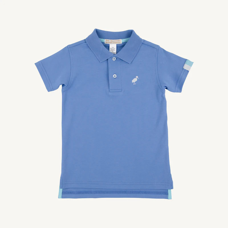 Prim & Proper Polo & Onesie - Lexington Lime with Lexington Lime Strip | The Beaufort Bonnet Company
