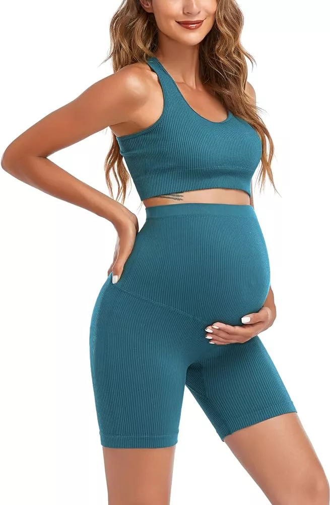 Lataly Maternity Shorts Set