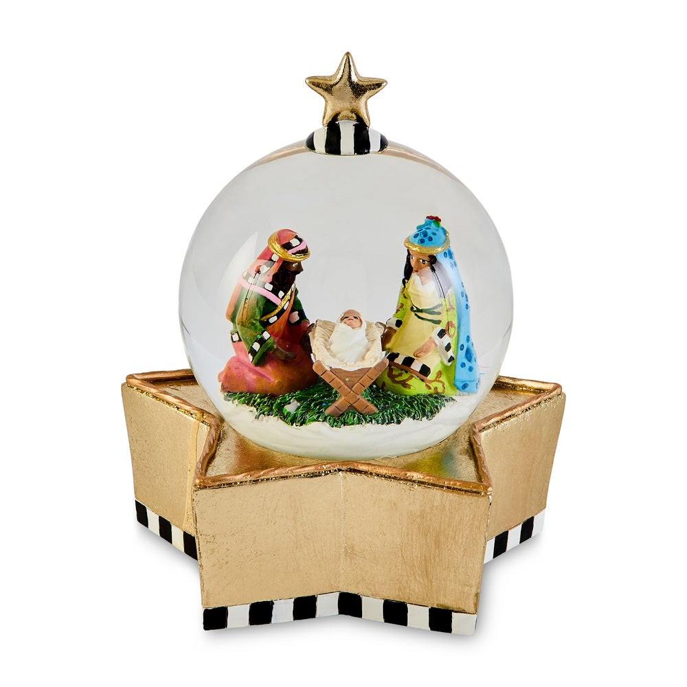Patience Brewster Nativity Snow Globe | MacKenzie-Childs