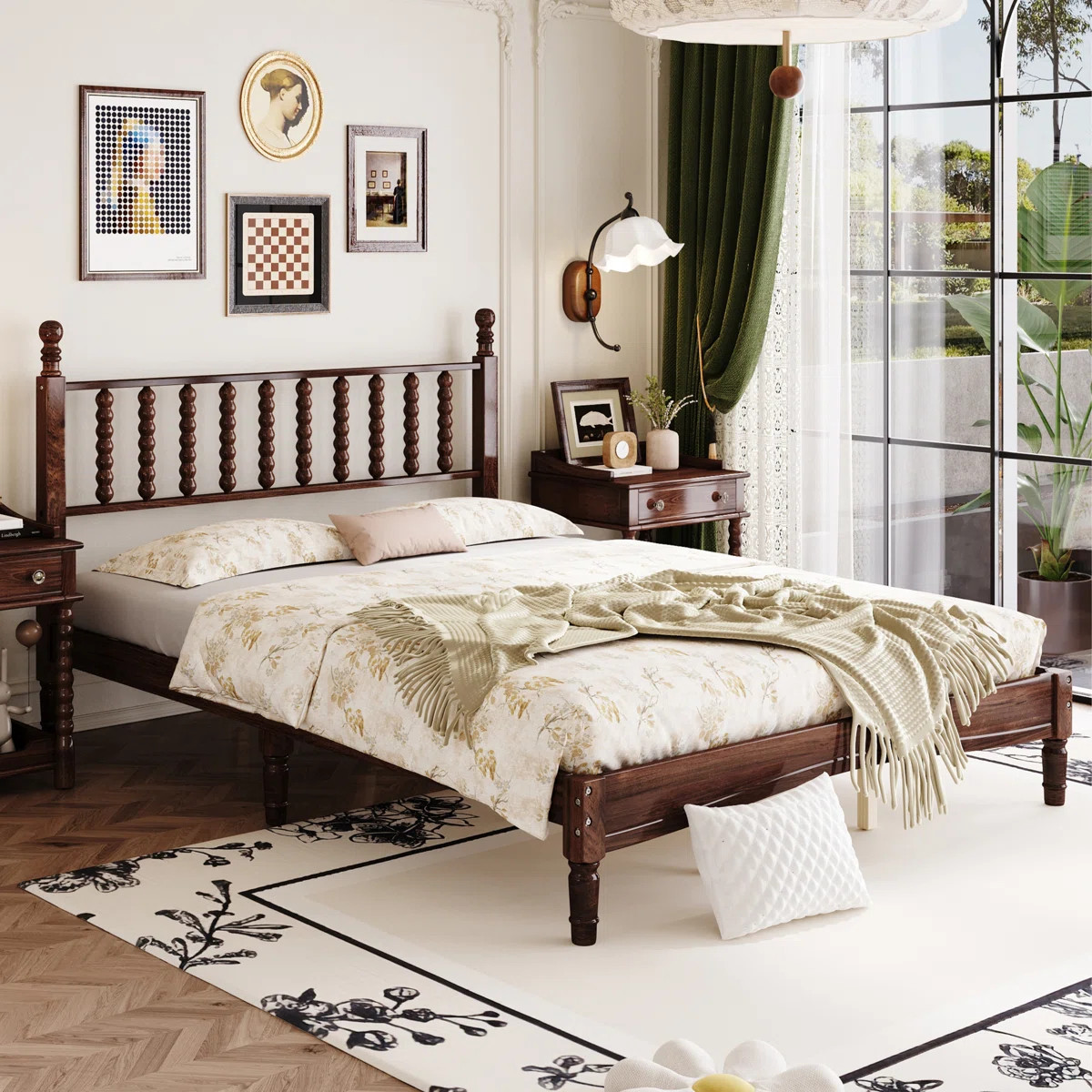 Red Barrel Studio® Rambha Standard Bed With Retro Headboard | Wayfair | Wayfair North America