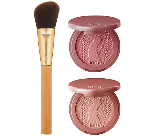 tarte Amazonian Clay 12-Hour Blush Duo with Brush - QVC.com | QVC