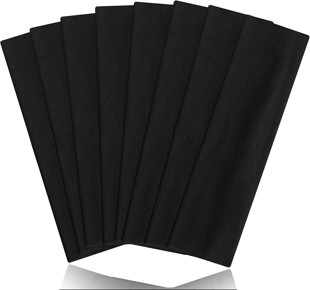 8PCS Summer-Exclusive Non Slip Sports Elastic Soft Running Fashion Headbands Absorb Sweat for Wom... | Amazon (US)