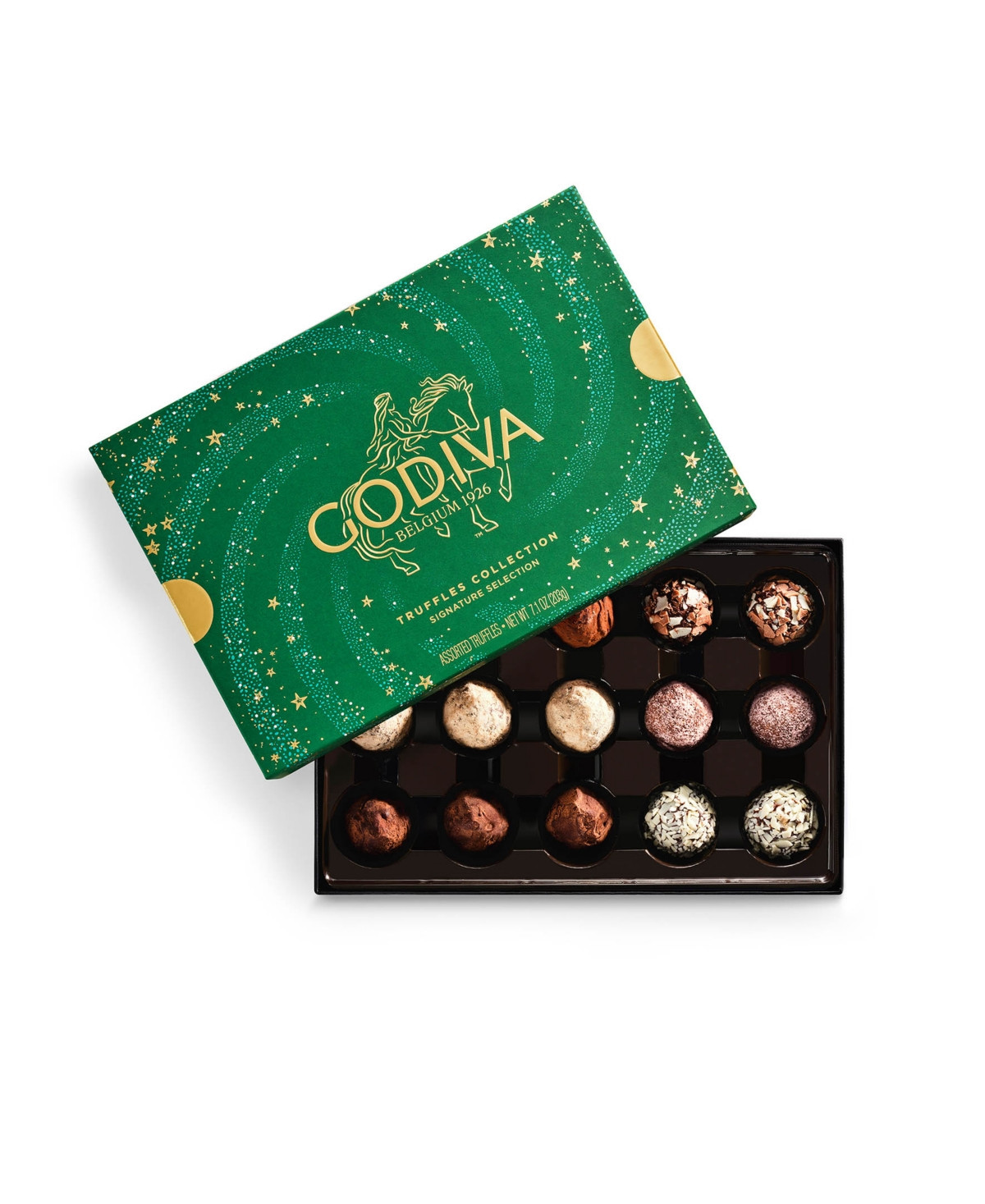 Godiva Holiday Collection Signature Truffles Assorted Chocolate Gift Box, 15-Pc. | Macy's