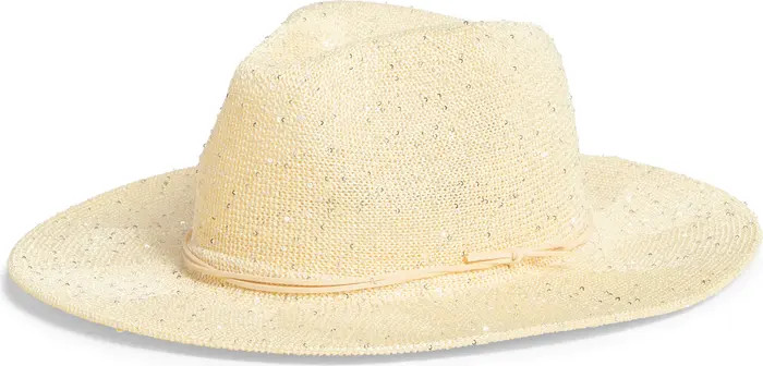 NORDSTROM RACK Sequin Knit Panama Hat | Nordstromrack | Nordstrom Rack